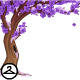 Dyeworks Lavendar: Snowy Cherry Blossom Side Tree