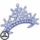 Brr! You would need to stay out in the cold to keep this tiara from melting on your head.