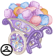 Pastel Cotton Candy Cart