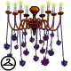 Dead Roses Chandelier