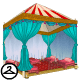 This canopy is perfect for hosting parties in the desert.