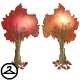 Twin Autumn Trees