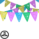 Birthday Glitter Pennant Garland