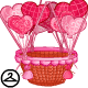 This hot air balloon is fueled by the valentine season! Raising hearts in the air!