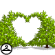 Heart Shrubbery Background Item