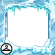 This frozen frame is frosted with snow and its freezing!