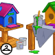 The Weewoos will appreciate their colourful new home painted with love by your pet! This item is only available if you have a virtual prize code.