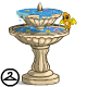 Oh look this fountain seems to attract adorable petpets, look at him go.