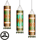 Tribal Print Lanterns