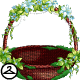 Premium Collectible: Swinging Woven Forest Basket