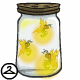 A charming jar of Lightmites that will glow brightly through the night.