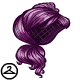 Side Ponytail Purple Wig