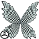 The checkered pattern on these wings make them look extra dazzling. This NC item was awarded through Shenanigifts.