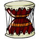 When played with skill the drum can be heard for quite a distance.