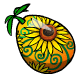 Sunflower Pattern Easter Negg