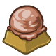 Chocolate Ice Cream Cream Puff