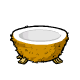 Your Petpet will leave with a wonderful coconut scent after bathing in this bath.