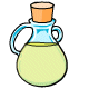 This lime potion will heal your pet three hit points. It can be used any time during a battle!!