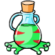 Green Quiggle Morphing Potion