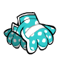 Speckled Blue Gloves