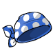 Blue Pirate Head Scarf Blue Pirate Head Scarf