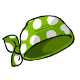 Green Pirate Head Scarf Green Pirate Head Scarf