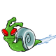 If you see your Petpet moving around strangly and acting a bit odd, the Snailien could be sliding along its back...