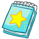 Yellow Star Notebook