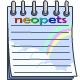 Write things on this lovely Rainbow Neopets Notebook!