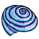 Concha Espiral Azul | Selo de Neopets