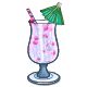 The Krakuberries were blended with coconut milk for a delicious tropical flavour.