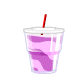 A frosty, fruity ice cream and jelly drink!