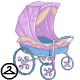 Take your pet out for a stroll in the park in this cute Baby Stroller! This item is only wearable by Neopets painted Baby. If your Neopet is not painted Baby, it will not be able to wear this item.