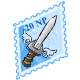 Sword of the Air Faerie Stamp