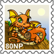 Orange Draik Stamp