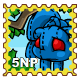 The Discarded Magical Blue Grundo Plushie of Prosperity Stamp