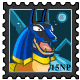 Midnight Desert Lupe Stamp