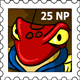 A fierce and nobel guardian that will look great in your stamp album.