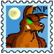 Moonlit Werelupe Stamp