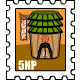 Mystery Island Hut Stamp