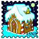 Selo da Loja de Petpets no Inverno | Selo de Neopets