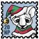 Selo de Kougra de Natal | Selo de Neopets