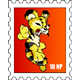 Tyrannian Kougra Stamp