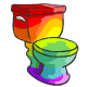 Rainbow Toilet