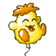 This yellow Chia balloon is so cheerful it will make even the saddest Neopet giggle.