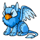 With a plush fur mane and silky soft fur, this Eyrie plushie is the ideal bed time friend for any Neopet.