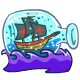 Ship In A Bottle Snowglobe