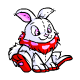 Aww, a cute little cybunny Neopet plushie!  The red ones will make cybunny noises.