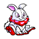 Aww, a cute little cybunny Neopet
plushie!  The red ones will make cybunny noises.