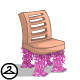Furry leg chairs are perfect for cozy sessions in front of a fireplace. This was given out by the Advent Calendar in Y20.